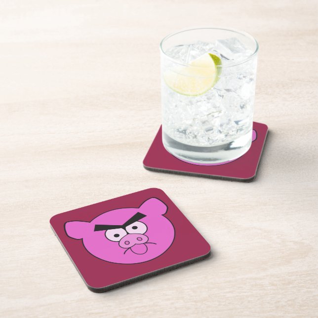 Mad Pig custom coasters (Right Side)