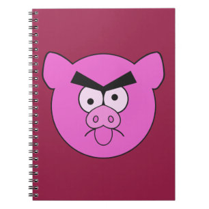 Mad Pig custom notebook