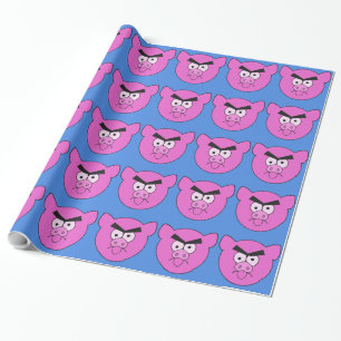 Mad Pig wrapping paper