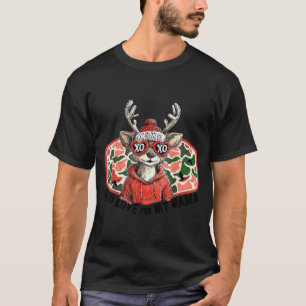 Mad Retro Love For My Mama Camo Deer Hunting Valen T-Shirt