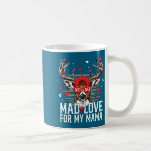 Mad Retro Love For My Mama Deer Hunting Boys Valen Coffee Mug