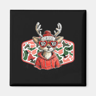 Mad Retro Love For My Mama Deer Hunting Boys Valen Magnet