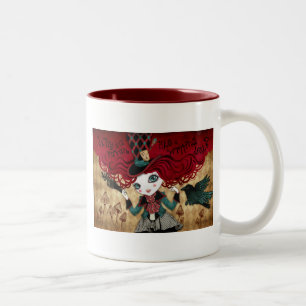 Mad Riddle Two-Tone Coffee Mug