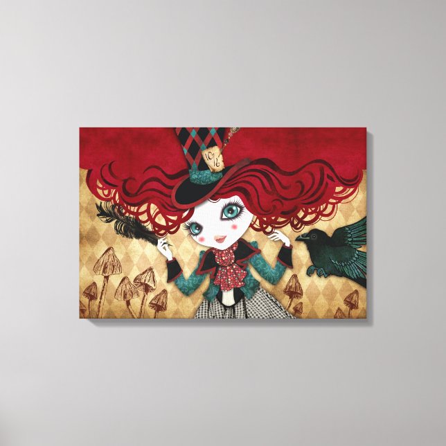 Mad Riddle Wrapped Canvas (Front)