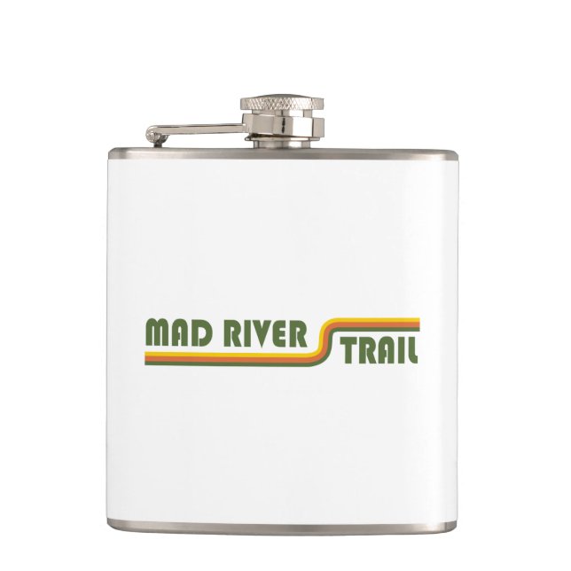 Mad River Trail Dayton Ohio Hip Flask (Front)