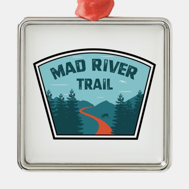 Mad River Trail Dayton Ohio Metal Ornament (Front)