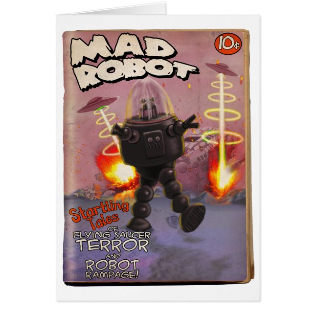 Mad Robot Pulp Cover Card (Front)