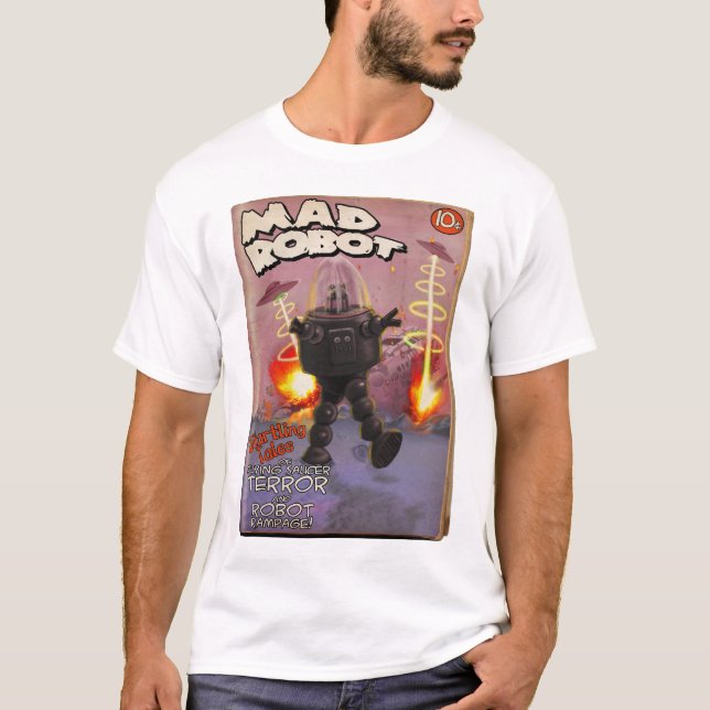 Mad Robot Pulp Cover T-Shirt (Front)