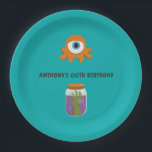 Mad Science Birthday Party Paper Plate<br><div class="desc">Customisable to your specifics. Credit to DreAmLoft.</div>