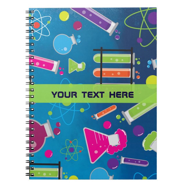 Mad Science Scientist Custom Journal Notebook (Front)