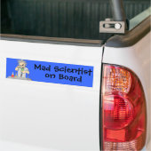 Mad Scientist bumpersticker Bumper Sticker (On Truck)