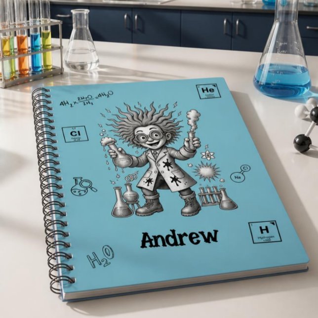 Mad Scientist Chemistry School Pocket Notebook (Creator Uploaded)