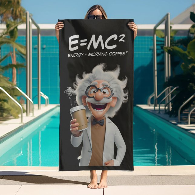 Mad Scientist Coffee Beach Towel (Creator Uploaded)