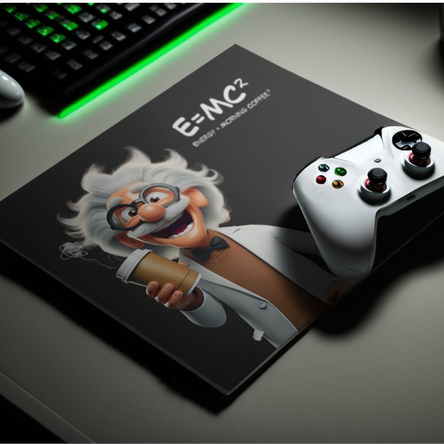 Mad Scientist Coffee Mouse Pad (Creator Uploaded)