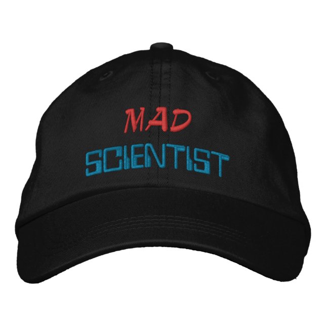 Mad Scientist Embroidered Hat (Front)