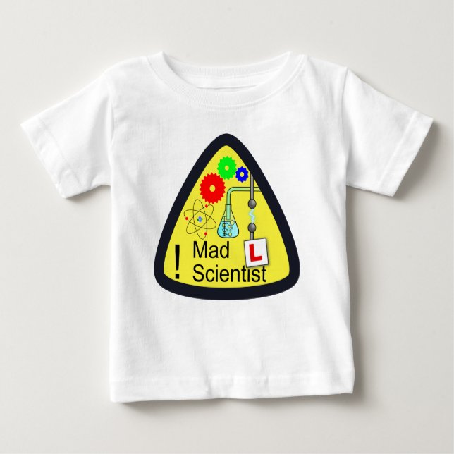 Mad Scientist Learner Baby T-Shirt (Front)