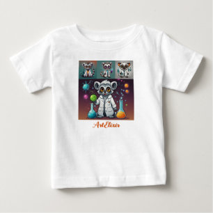 Mad Scientist Lemur Baby T-Shirt