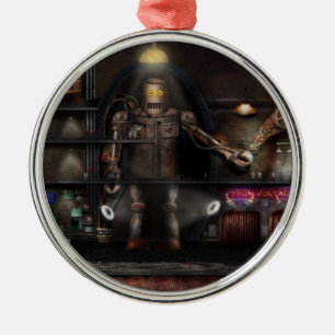 Mad Scientist - The Enforcer Metal Ornament