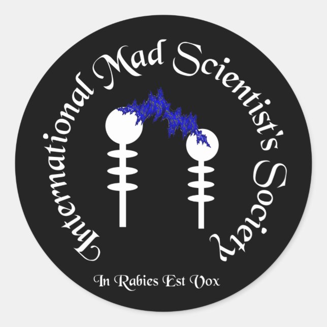 Mad Scientist's Sticker (Front)