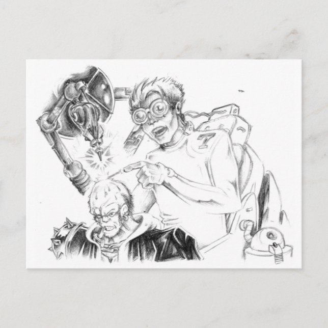 Mad Skillustrator post cards (Front)