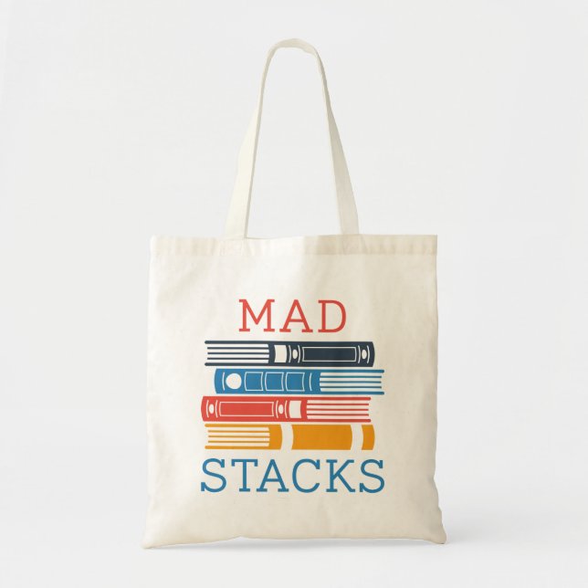 Mad Stacks Tote Bag (Front)