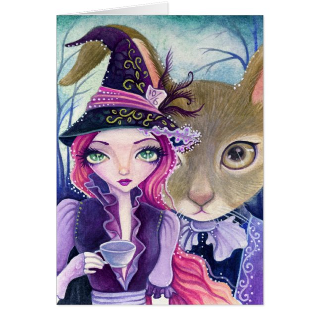 Mad Tea Party- blank card (Front)