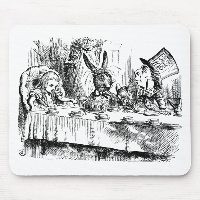Mad Tea Party Mouse Pad (Front)