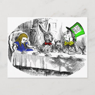 Mad Tea Party Postcard