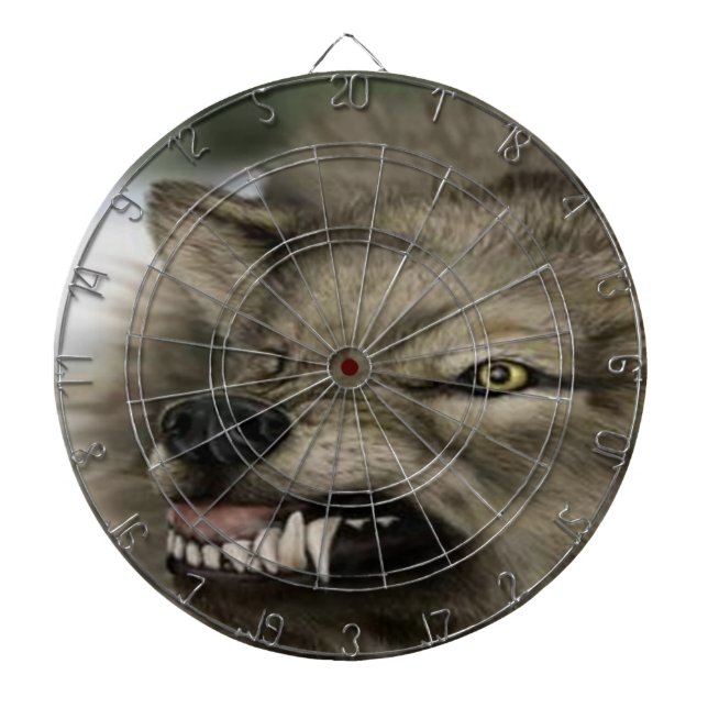 Mad Wolf Dartboard (Front)