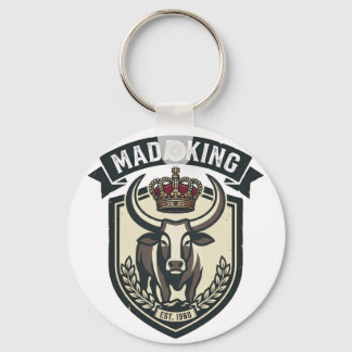MADA KING | Malagasy Zebu Madagascar Key Ring