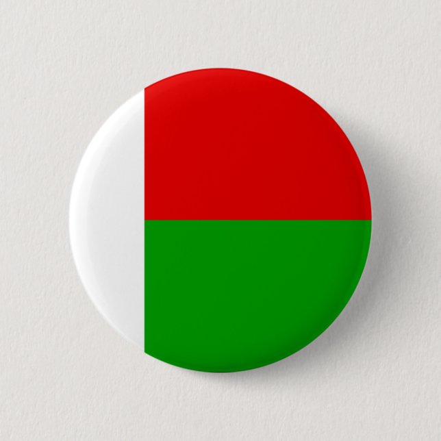 Madagascar 6 Cm Round Badge (Front)