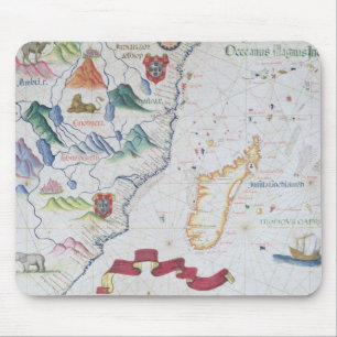 Madagascar and East African Coastline Mouse Pad