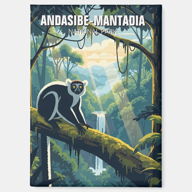 Madagascar Andasibe-Mantadia National Park Travel Magnet (Front)
