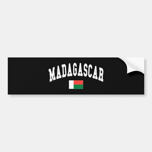 MADAGASCAR BUMPER STICKER (Front)