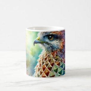 Madagascar Buzzard 270824AREF150 - Watercolor Coffee Mug