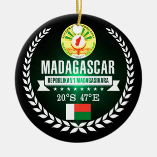 Madagascar Ceramic Ornament