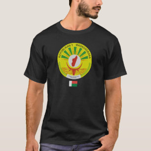 Madagascar Emblem with flag detail T-Shirt