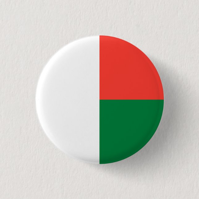 Madagascar Flag 3 Cm Round Badge (Front)