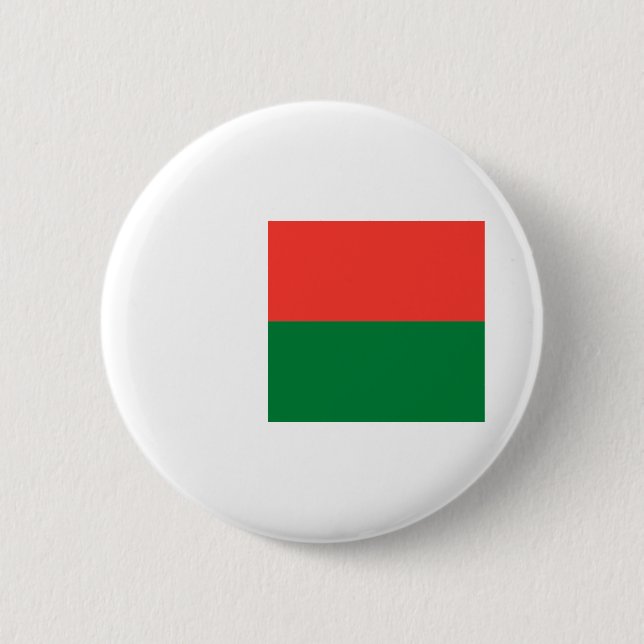 Madagascar Flag 6 Cm Round Badge (Front)