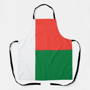 Madagascar flag apron