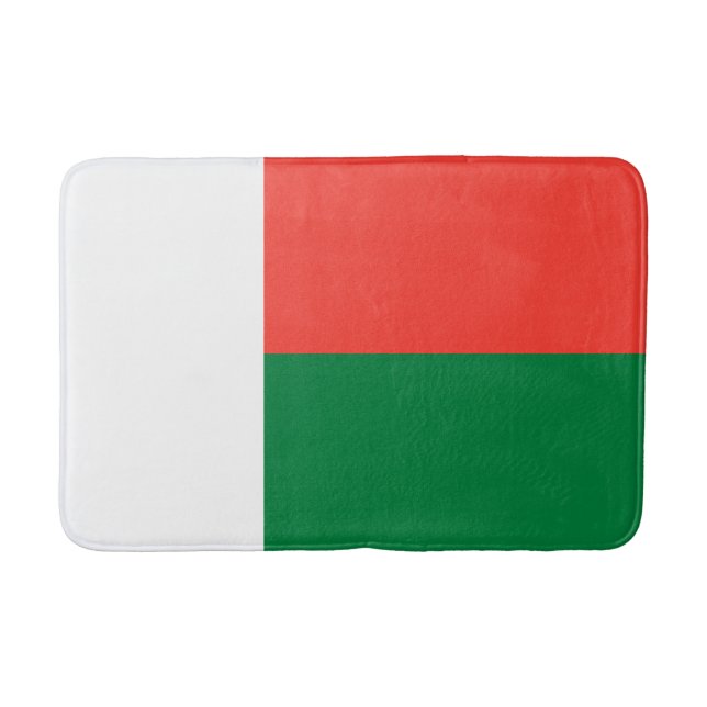 Madagascar Flag Bath Mat (Front)
