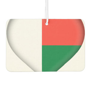 Madagascar Flag Car Air Freshener