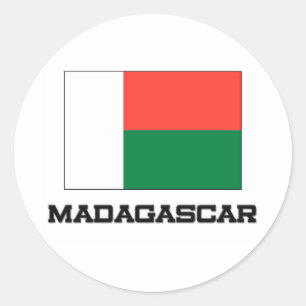 Madagascar Flag Classic Round Sticker