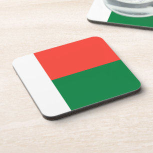 Madagascar flag coaster