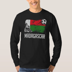 Madagascar Flag Jersey Madagascan Soccer Team Mada T-Shirt
