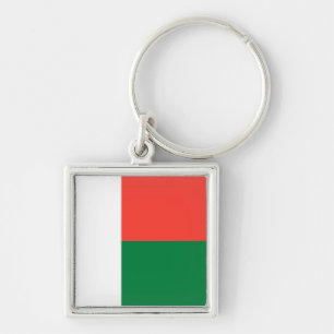 Madagascar Flag Keychain