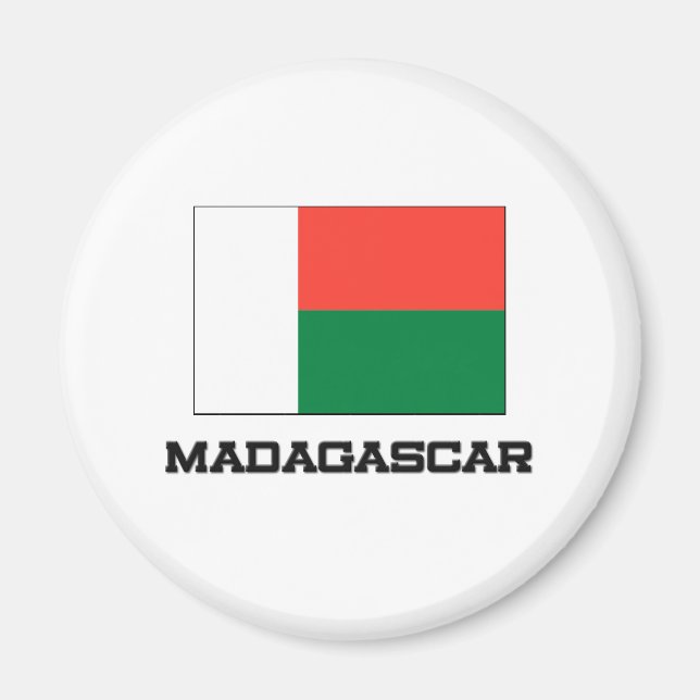 Madagascar Flag Magnet (Front)