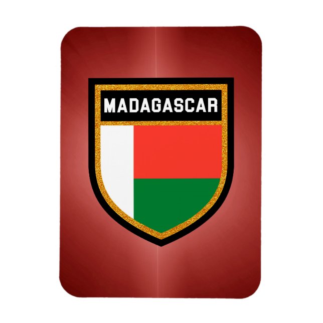 Madagascar Flag Magnet (Vertical)