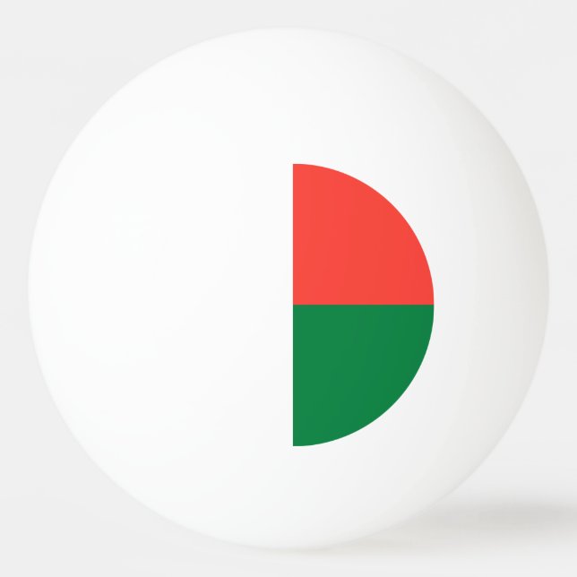 Madagascar Flag Ping Pong Ball (Front)