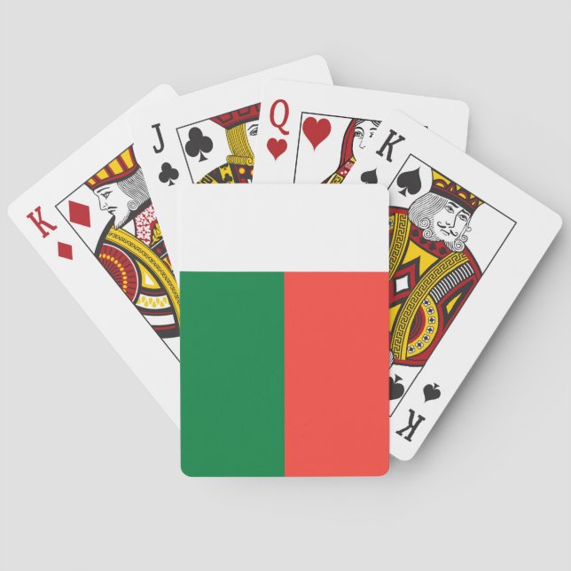 Madagascar Flag Playing Cards (Back)
